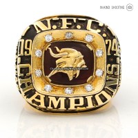 1974 Minnesota Vikings NFC Championship Ring (Silver)